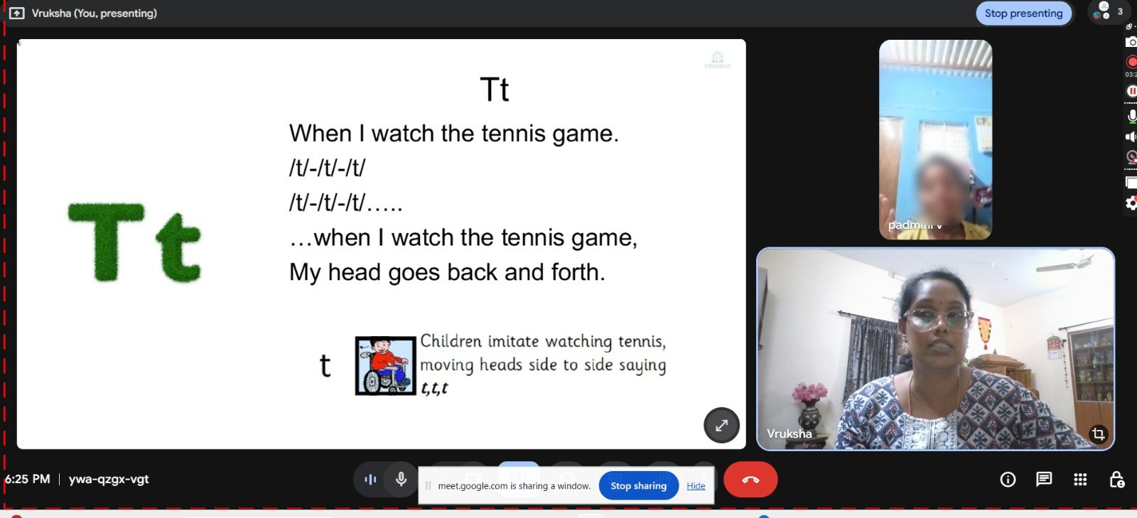 Online phonics class for kids